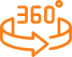 Ícono visita virtual 360°